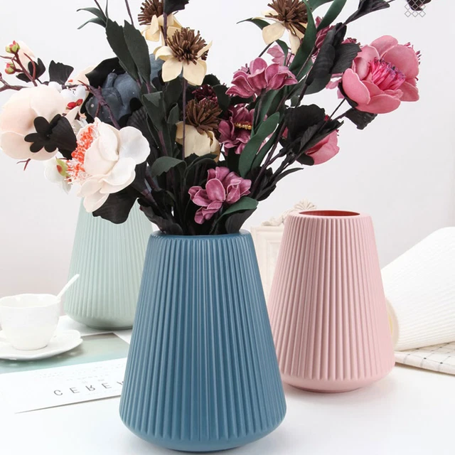 Sculptures Home Decor Chic Flower Vase Decorative Vase Decoration Juicy Office