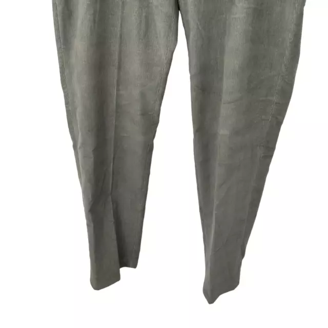 Armani Collezioni Mens Gray Stripe Corduroy Dress Pants NWT Size 38x36 Stretch 3