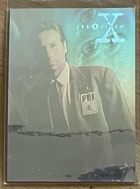 The X-Files Season 3 3-D Hologram Of Fox Mulder. X1 By Topps near mint