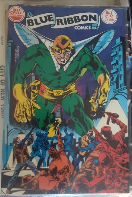 Blue Ribbon Comics Red Circle No 1 Classic Fly Stories
