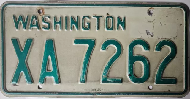 1968 Washington State License Plate