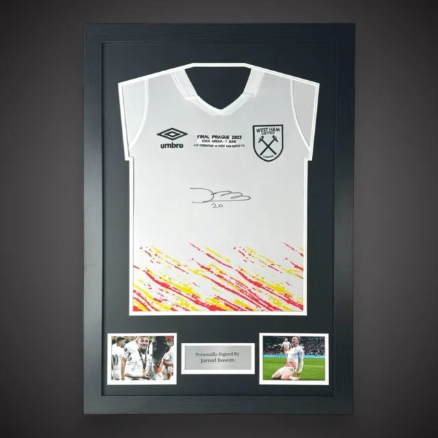 Jarrod Bowen West Ham Europa Winners Signed Shirt Private Signing COA  £249.