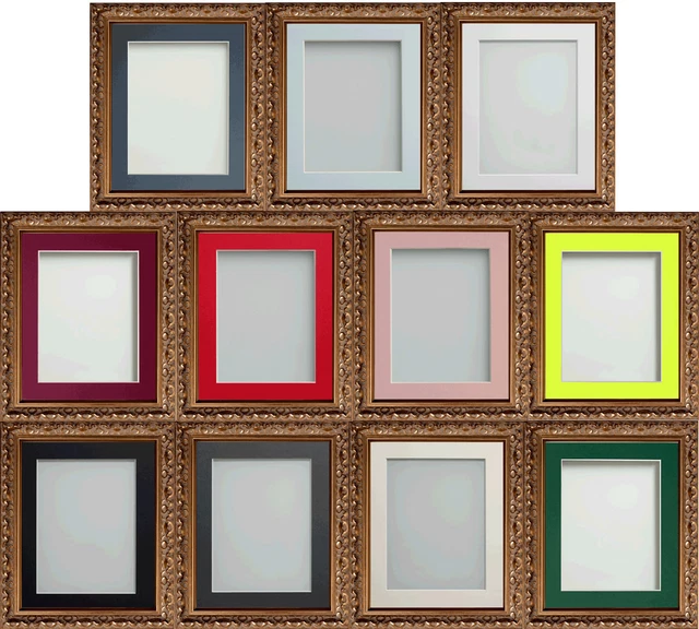 ORNATE GOLD PICTURE Frames Charleston Range Wooden Photo Frame with