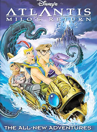 Atlantis: Milos Return (DVD, 2003) Disney ...DVD disc only!!NO CASE OR ART