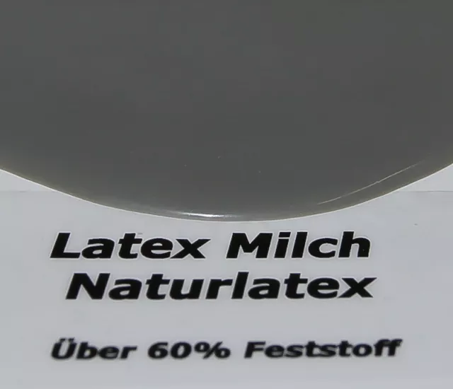 250ml Flüssiglatex GRAU Ammoniakfrei Latexmilch Natur flüssig Latex 1L=27,96€