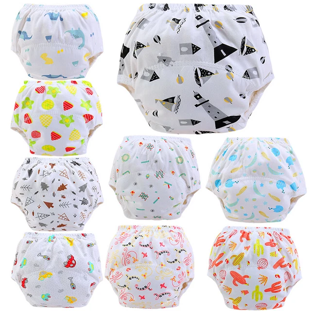 Bambini Vasino Lavabile Pannolino Intimo Neonato Mutandine Training Pantaloni