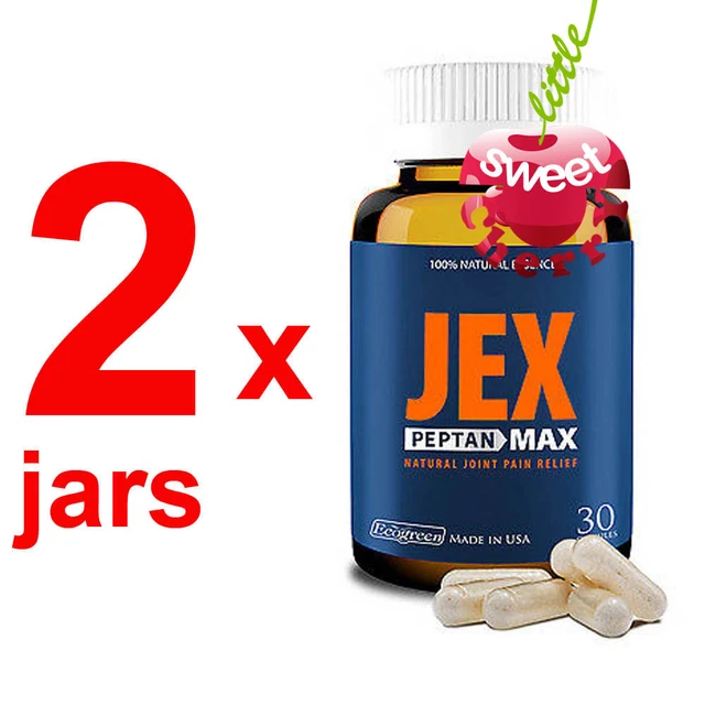 2 JARS (60 Capsules) Jex Peptan Max - Natural Joint Pain Relief -St. Paul Pharma $61.95 - PicClick