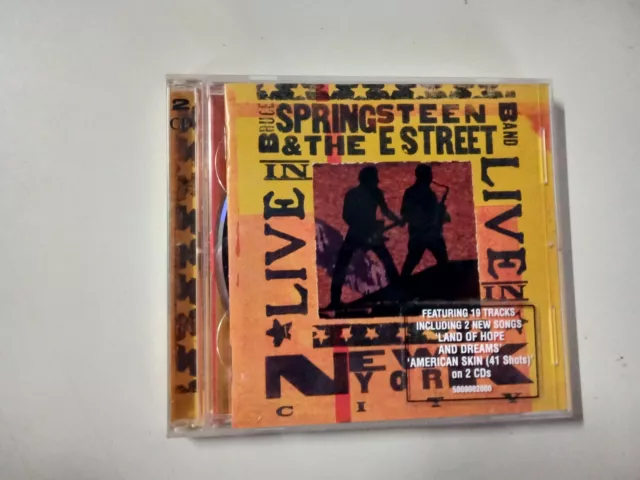 Bruce Springsteen & The E Street Band Live Rare 2Cd Set As New Free Post Tracked