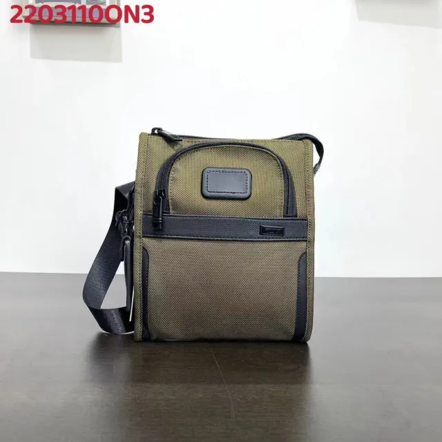 Olive green New TUMI Shoulder Cross Body Bag commuting bag