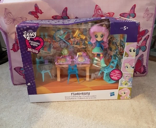 BNIB Rare My Little Pony Equestria Girls Fluttershy School Cafeteria. Prep Rally