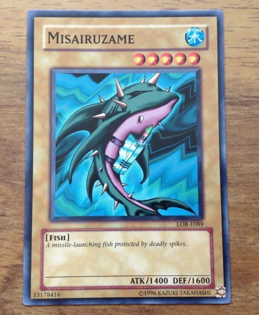 LOB-E089 Misairuzame Yugioh Card . Free UK Postage