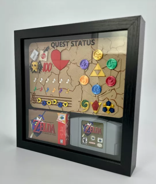 Legend of Zelda 3D Quest Status Screen Display