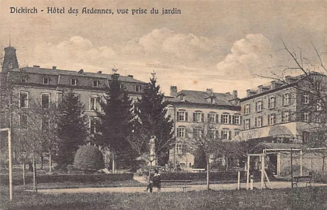 Luxembourg - DIEKIRCH - Hôtel des Ardennes, vue prise du jardin - Ed. E. Zenner