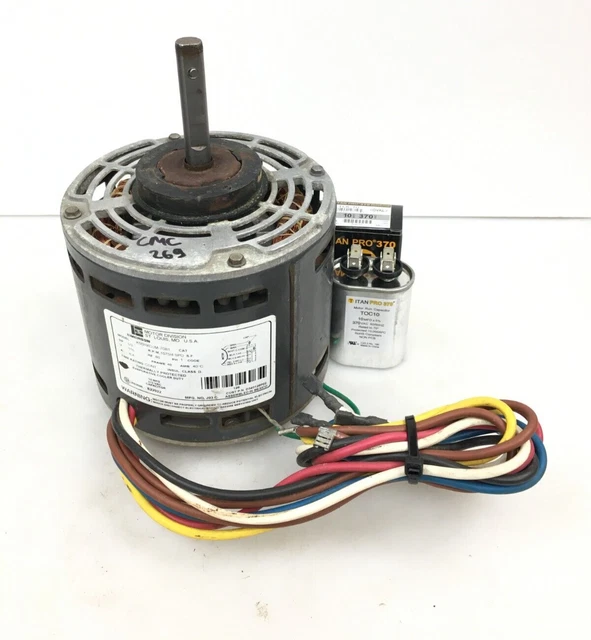 EMERSON K55HXDJM-7081 Blower Motor 1/3HP 1075RPM 4SPD 115V D340126P02 usedCMC269