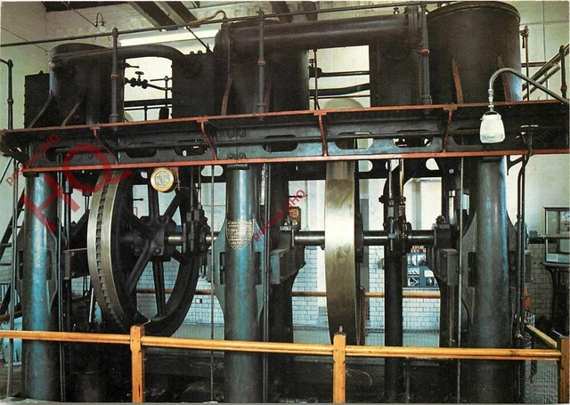 Postcard- Hereford, Herefordshire Waterworks Museum, Broomy Hill, Pumping Engine