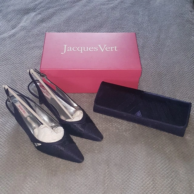 JACQUES VERT NAVY Shoes Matching Clutch Bag Size