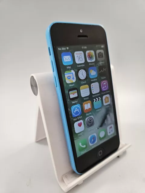 Apple iPhone 5c Blue Unlocked 8GB 1GB RAM 4" IOS Smartphone