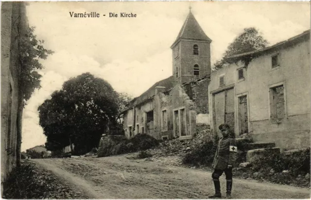 CPA Varneville - L'Eglise - Die Kirche - Ruines (1037406)