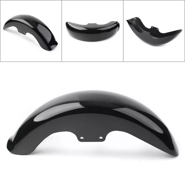 Front Fender Mudguard Splash Guard Cover For Harley Softail Fatboy 2006-2017 16