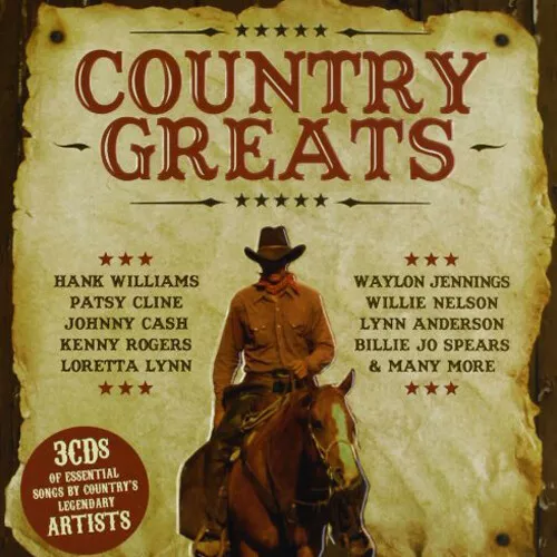 Various Artists : Country Greats CD 3 discs (2013) Expertly Refurbished Product