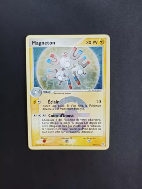 Pokemon Holo Magneton Card 27/112 - EX Block Fire Red & Leaf Green - FR