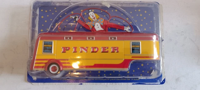 Direkt Collections Pinder de caravane en forme de cirque 1955 Jaune/rouge/blanc 1:43