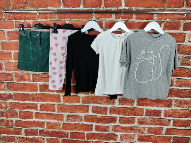 Girls Bundle Age 4-5 Years John Lewis M&S Leggings Skirt T-Shirt Pearls 110Cm