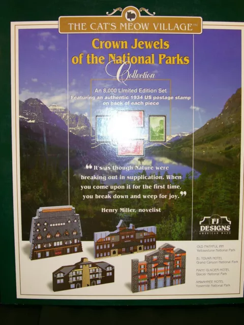 The Cat's Meow Village-Crown Jewels Of The National Parks Collection