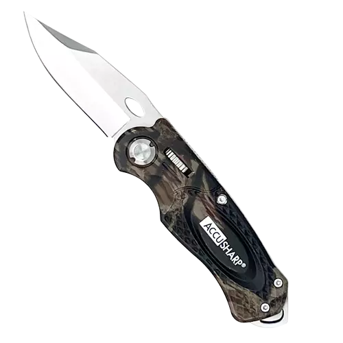 AccuSharp Camo Sport Knife - A704C