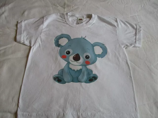 Carino Kitsch Kawaii Tenero Australiano Koala T-Shirt per Bambini E Ragazzi