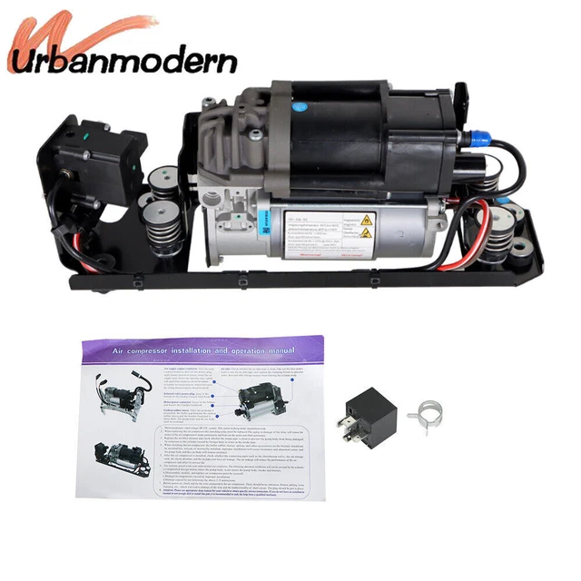 Compresseur Suspension Pneumatique + Relais Pour BMW F11 Touring - Pièce De Remplacement OEM