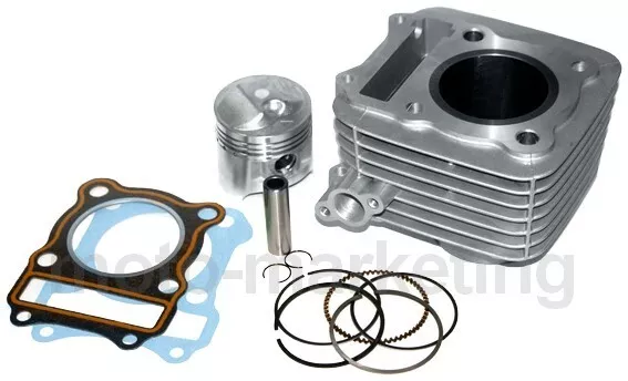 125 cc CYLINDRE HAUT MOTEUR PISTON COMPLET KIT pour SUZUKI GZ125 GZ MARAUDER AC