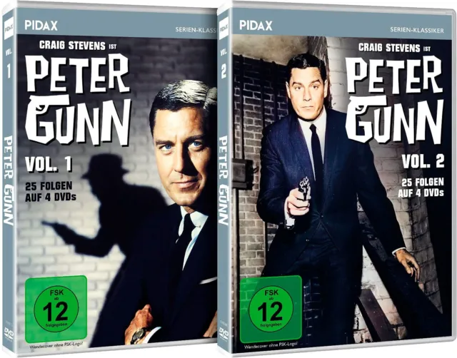 Complete Box Set Privatdetektiv Peter Gun Vol. 1+2 Craig Stevens 50 Episodes 8