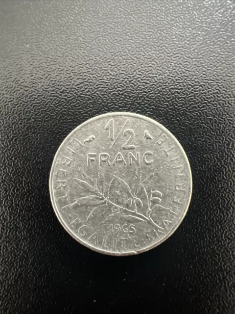 Frankreich, 1/2 Franc 1965, 🇫🇷 (B303)