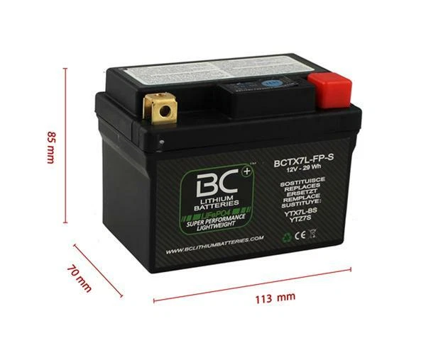 6 Volt Batterie Battery HJB612-FP-SWI Für Honda CB 125, - TS