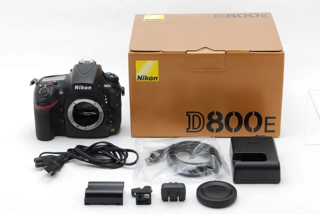 "Near MINT- w/Box" Nikon D800E 36.3MP DSLR Digital Camera Body Count 8,303