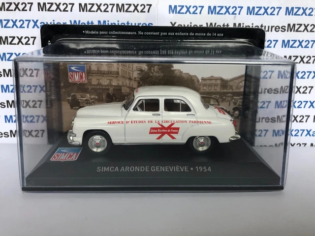 Voiture Miniature 1/43 SIMCA Aronde 1951 - Marque IXO Altaya - Neuf - Collection