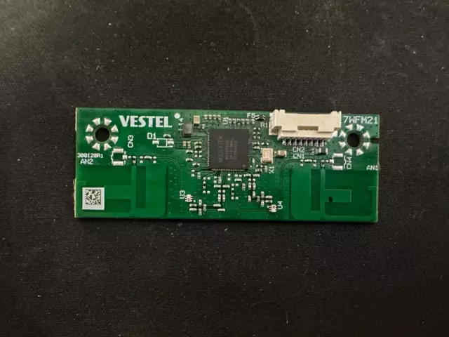 VESTEL WiFi board PCB 17WFM21 E239218 2 Genuine Toshiba 65u6663db Tv 65"