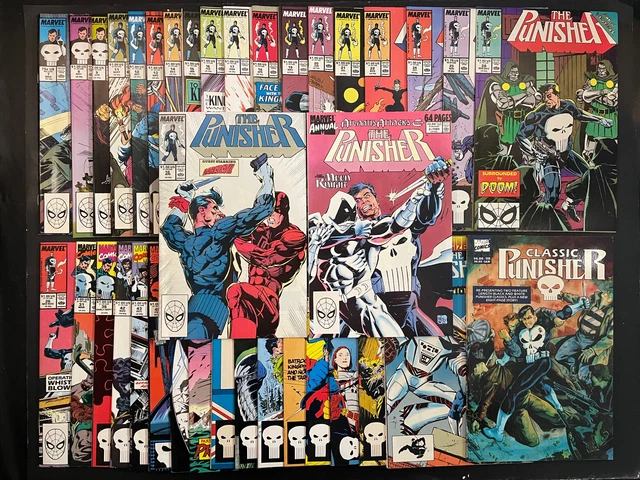 Punisher comic lot (37 issues!) KEYS 10 Annual 2 Baron Janson Larsen Marvel 1987