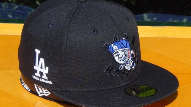 LOS ANGELES DODGERS New Era Born X Raised Mr.Cartoon 59Fifty Fitted Hat