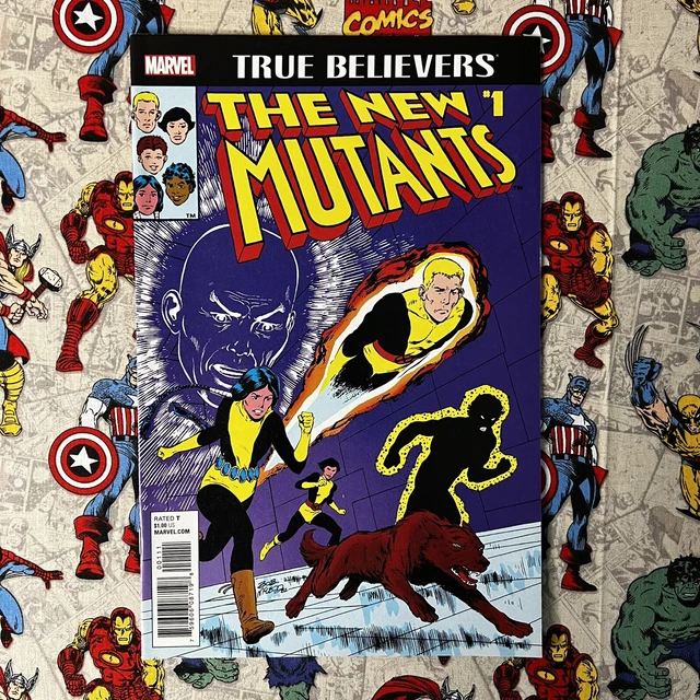 New Mutants (1983) #1 True Believers Marvel Comics 2017 Reprint X-Men