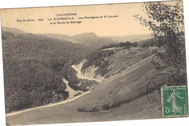 LA BOURBOULE - The mountains of St Sauves and the road of the dam... (2688)