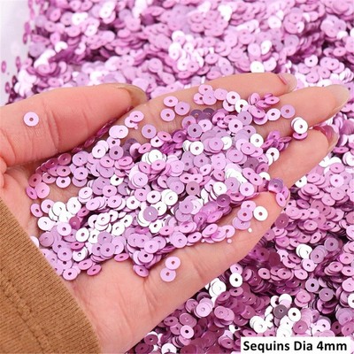 Paillettes rotonde 1600 pezzi decorazioni fai da te multicolore 