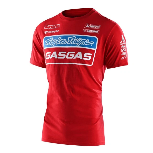 TLD Short Sleeve Tee GAS GAS Motocross Team fo #L JUNIOR  Red - 724318004