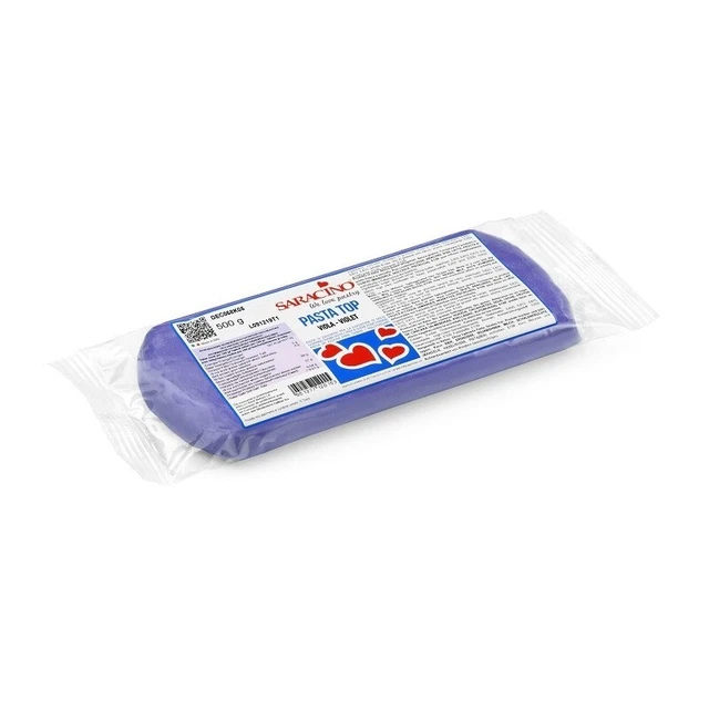 Pasta di Zucchero Top Saracino da Copertura Viola 500gr Gluten Free