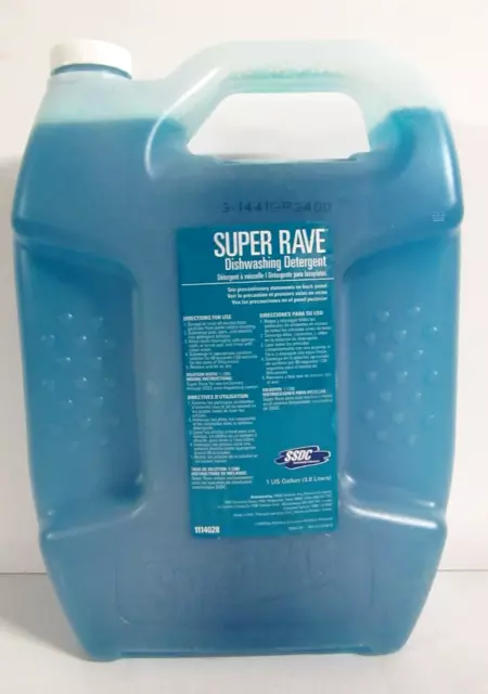(1 Gal.) SSDC 114028 Super Rave Restaurant Dishwashing Detergent Snap-Pac