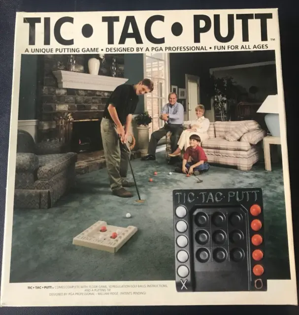 Tic Tac Putt A Unique Putting Game Fun For All Ages New in Box