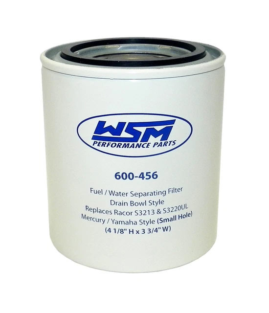 WSM FUEL/WATER SEPARATOR Mercruiser/Mercury/Yamaha 35 150 Hp Filter