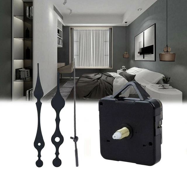 LONG HAND QUARTZ Clock Movement Mechanism Kit Battery Motor Powered