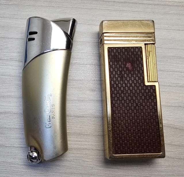 Briquet vintage ancien de collection, objet rétro d'occasion à restaurer ou expo